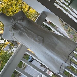 Elegant White Halter Dress